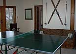 Ping Pong Table in the First Floor Recreation Room at our Vacation Rental House/Cabin, Blowing Rock/Boone, NC.